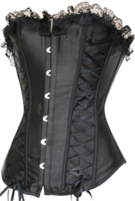 Black Satin Corset